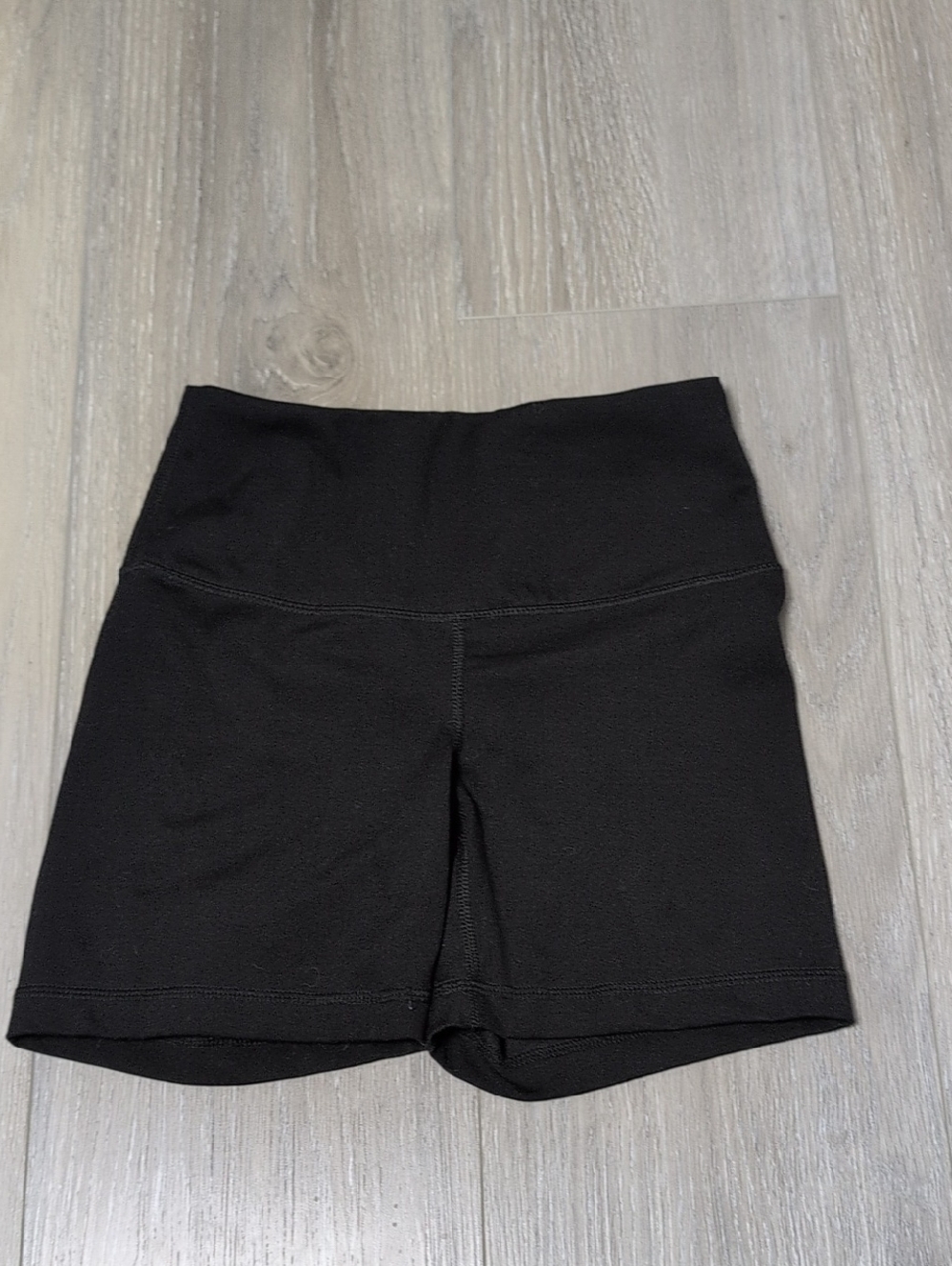 Yogalicious Black High-Waist Biker Shorts